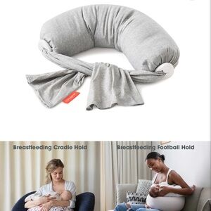 Bbhugme Nursing Pillow - Grey Melange Color